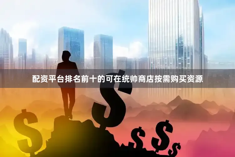 配资平台排名前十的可在统帅商店按需购买资源